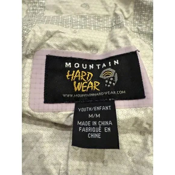Mountain Hardware Youth Girls Conduit Silk Full Zip Hooded Raincaot Jacket M - Picture 7 of 10